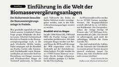 Einführung in die Welt der Biomassenvergärungsanlagen